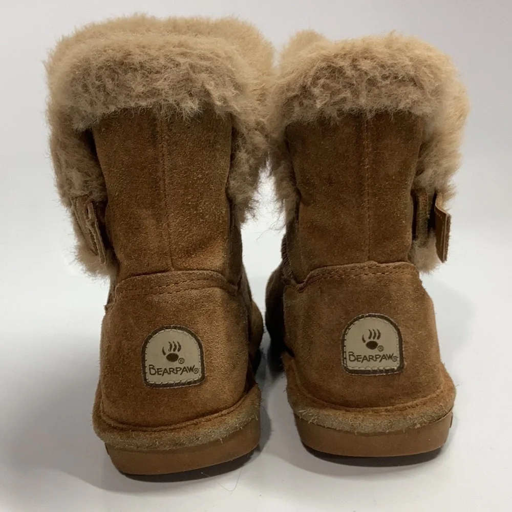 BearPaw Betsy wool lined pull on boots size‎ 13